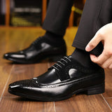 Klassischer Schnürschuh Im Anzugstil - Ian – Schwarz