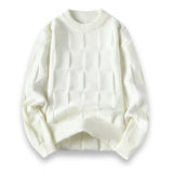 Klassischer Strickpullover für Elegante Anlässe – Weiß
