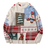 Klassischer Strickpullover für Festliche Anlässe – Aprikose