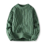 Klassischer Strickpullover für Stil und Wärme – Grün