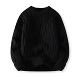 Klassischer Strickpullover für Stil und Wärme – Schwarz