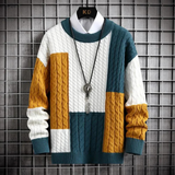 Klassischer Strickpullover mit Elegantem Rundhalsausschnitt – Grün