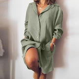Klaudia | Elegante schicke Freizeitbluse – Hellgrün