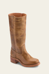 Kniehohe Stiefel schwarz mit elegantem Design – Khaki