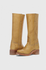 Kniehoher Schlupfstiefel - Jennifer – Gelb
