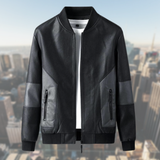 SIMON - Die stylische und einzigartige Bomberjacke – Schwarz
