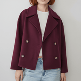 Kurze Zweireihige Jacke - Dorothea – Rot