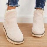 Kurzer Isolierter Knöchelstiefel - Judith – Beige
