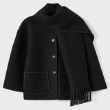 Ysolde - statement jacke – Schwarz