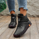 Handgefertigte Komfort Sneaker-Stiefel - Amara – Schwarz