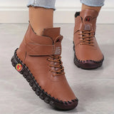Handgefertigte Komfort Sneaker-Stiefel - Amara – Braun