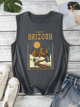 Irène | Trendiges Sommer-Tanktop – Dunkelgrau 1