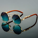 ChromaLens – Panthera Retro Sonnenbrille – Grün