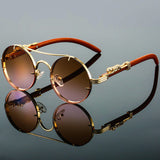 ChromaLens – Panthera Retro Sonnenbrille – Braun