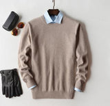 Hochwertige pullover für herren - stilvolle eleganz – Beige