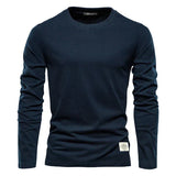 Gerrald – stylischer pullover – Marineblau