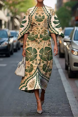 Celestiva - Stilvolles Kleid – SMARAGDGRÜN