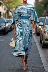 Celestiva - Stilvolles Kleid – BLAU
