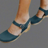 Bequeme Plateau Sandalen für Damen – Blau
