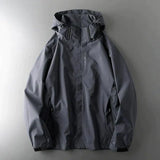 Herren-Winterjacke mit Wetterschutz | Kapuzenform – Grau