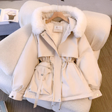 Elegante Winterjacke – Weiß