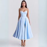 Belle |  Elegant & Modernes Kleid – Blau