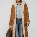 Langer Gesteppter Steppmantel - Alexa – Khaki