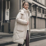 Lang - jacke – Beige_lara