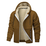 Lässige Fleecejacke für Stilvolle Herbsttage – Braun