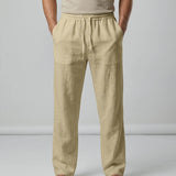 Lässige Herrenhose Im Smart-Casual-Stil - Sascha – Khaki