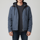 Lässige Kapuzenjacke Zum Layern - Yves – Blau