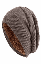 Lässige Slouchy-Strickmütze - Charlie – Khaki