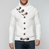 Lässiger Grobstrick-Cardigan - Ferdinand – Weiß