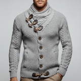 Lässiger Grobstrick-Cardigan - Ferdinand – Grau
