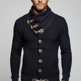 Lässiger Grobstrick-Cardigan - Ferdinand – Dunkelblau