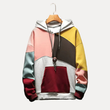 Lässiger Kapuzenpullover mit Praktischer Vordertasche – Rosa