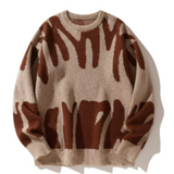 Lässiger Strickpullover für Gemütliche Wintertage – Braun