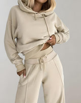 Lässiges Reise- Und Loungeoutfit - Thalia – Beige
