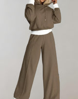 Lässiges Reise- Und Loungeoutfit - Thalia – Braun