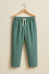 Laurentius Freizeithose mit Kordelzug – Grün