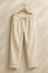 Laurentius Freizeithose mit Kordelzug – Beige