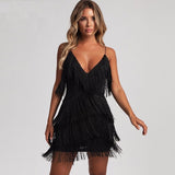 Layla | Stylisches Minikleid für Clubpartys – Schwarz