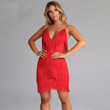 Layla | Stylisches Minikleid für Clubpartys – Rot