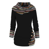 Layla | Schickes Kapuzenpullover – Schwarz