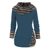 Layla | Schickes Kapuzenpullover – Blau