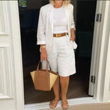 Lucette™ Bequemer Täglicher Stil – Weiß