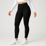 Lea | Dehnbare Winterleggings – Schwarz