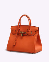 Evelina Tasche | Sofistische Ledertasche – Orange