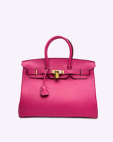 Evelina Tasche | Sofistische Ledertasche – Rosa