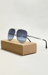 Leichte Aviator-Sonnenbrille - Marleen – Grau